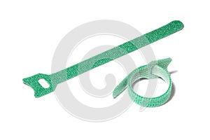 Colored velcro clamp