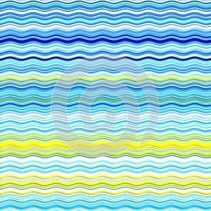 Colored Wavy Background. Dynamic Effect. Design Template. Modern Pattern. 3d rendering