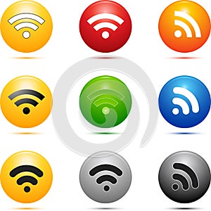 Colored Wireless Icons