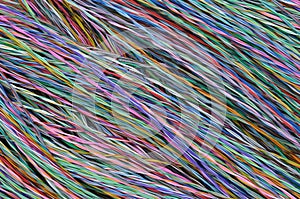 Colored wires in global telecommunications networks