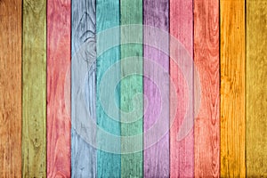 Colored wood background