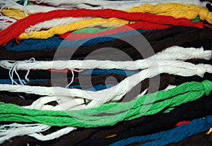 Colored wool texture