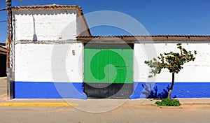 Casa de labranza en San Carlos del Valle, provincia de Ciudad Real, espaÃÂ±a photo