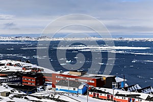 Colorfuk suburb of Nuuk