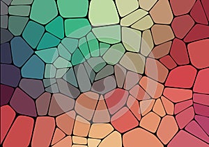 Colorful 2D mosaic abstract background