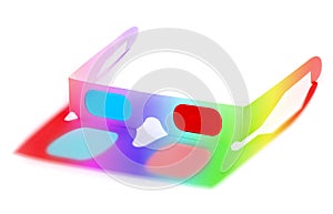 Colorful 3D glasses