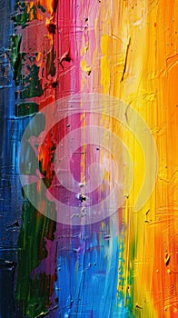 Colorful abstract acrylic painting