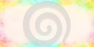 Colorful abstract art frame background.