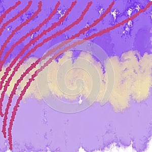 A colorful abstract artwork featuring a combination of vibrant hues.