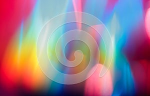 Colorful abstract background, in camera effect