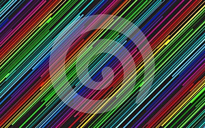 Colorful abstract background with colored slanting lines, striped pattern, parallel lines and strips photo