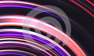 Colorful abstract background with dynamic curve shapes.