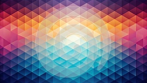 Vibrant geometric gradient background with diamond pattern