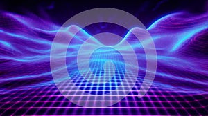 A colorful abstract background with intersecting lines. Generative ai