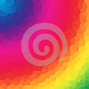 Colorful abstract background, rainbow gradient polygonal wallpaper