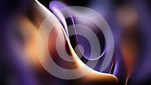 Colorful Abstract Background With Smooth Curves and Gradients