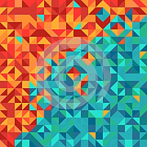 Colorful abstract background with triangle pattern