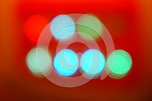 Colorful Abstract Blurred red backgrounds bokeh lighting