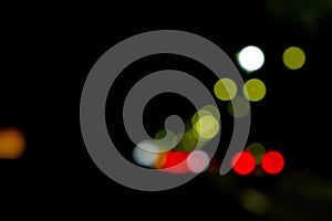 Colorful Abstract Circular Bokeh Background