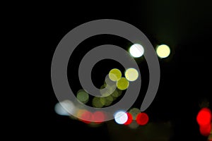 Colorful Abstract Circular Bokeh Background