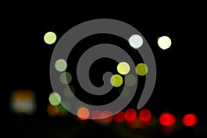 Colorful Abstract Circular Bokeh Background