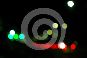 Colorful Abstract Circular Bokeh Background