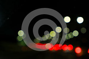 Colorful Abstract Circular Bokeh Background