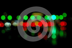 Colorful Abstract Circular Bokeh Background