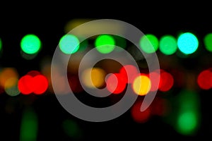 Colorful Abstract Circular Bokeh Background