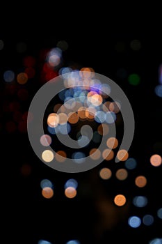 Colorful Abstract Circular Bokeh Background