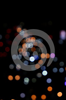 Colorful Abstract Circular Bokeh Background