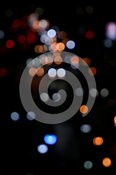 Colorful Abstract Circular Bokeh Background