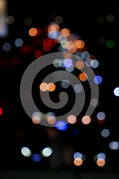 Colorful Abstract Circular Bokeh Background