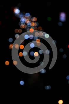 Colorful Abstract Circular Bokeh Background