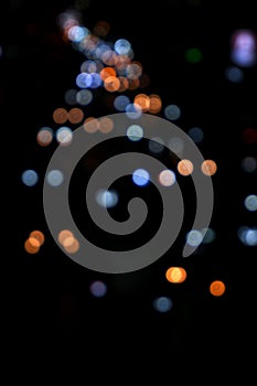 Colorful Abstract Circular Bokeh Background