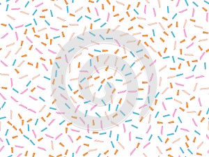 Colorful Abstract Confetti Background Pattern Vector. Memphis seamless seamless pattern with colorful confetti. Colorful