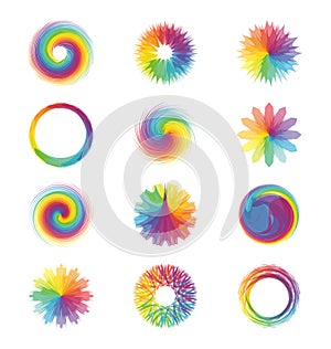 Colorful abstract designs