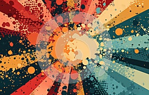 Colorful Abstract Explosion