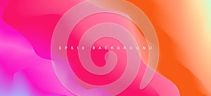 Colorful abstract fluid dynamic gradient background