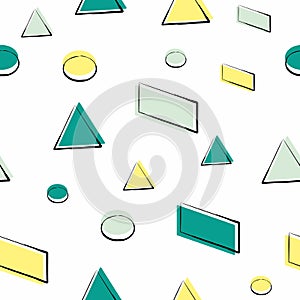 Colorful abstract geometric background