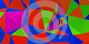 Colorful abstract geometric background with triangular polygons. Colorful mosaic of triangle