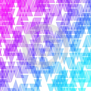 Colorful abstract geometric business background. Violet, pink and blue geometric shapes random mosaic