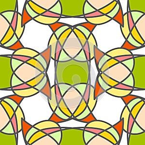 Colorful abstract geometric seamless pattern