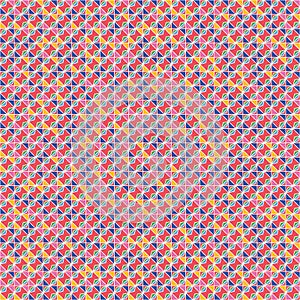 Colorful abstract geometric seamless vector pattern