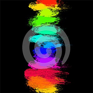 abstract colorful grunge background, vector EPS10. Bright rainbow colors.