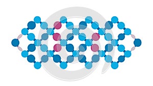 Colorful Abstract Hexagonal Pattern Design, vector design Generative AI