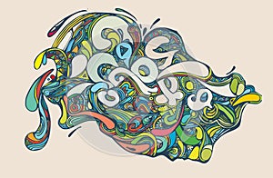 Colorful abstract illustration