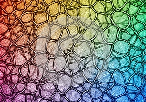 Loop is outlined in black, creating a striking contrast against the