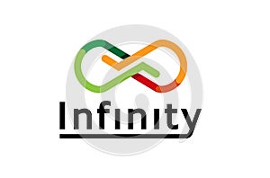 Colorful Abstract Infinity Logo Symbol Design