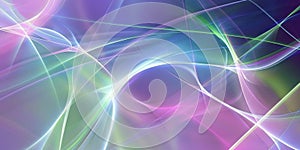 Colorful abstract light waves in a dynamic spectrum